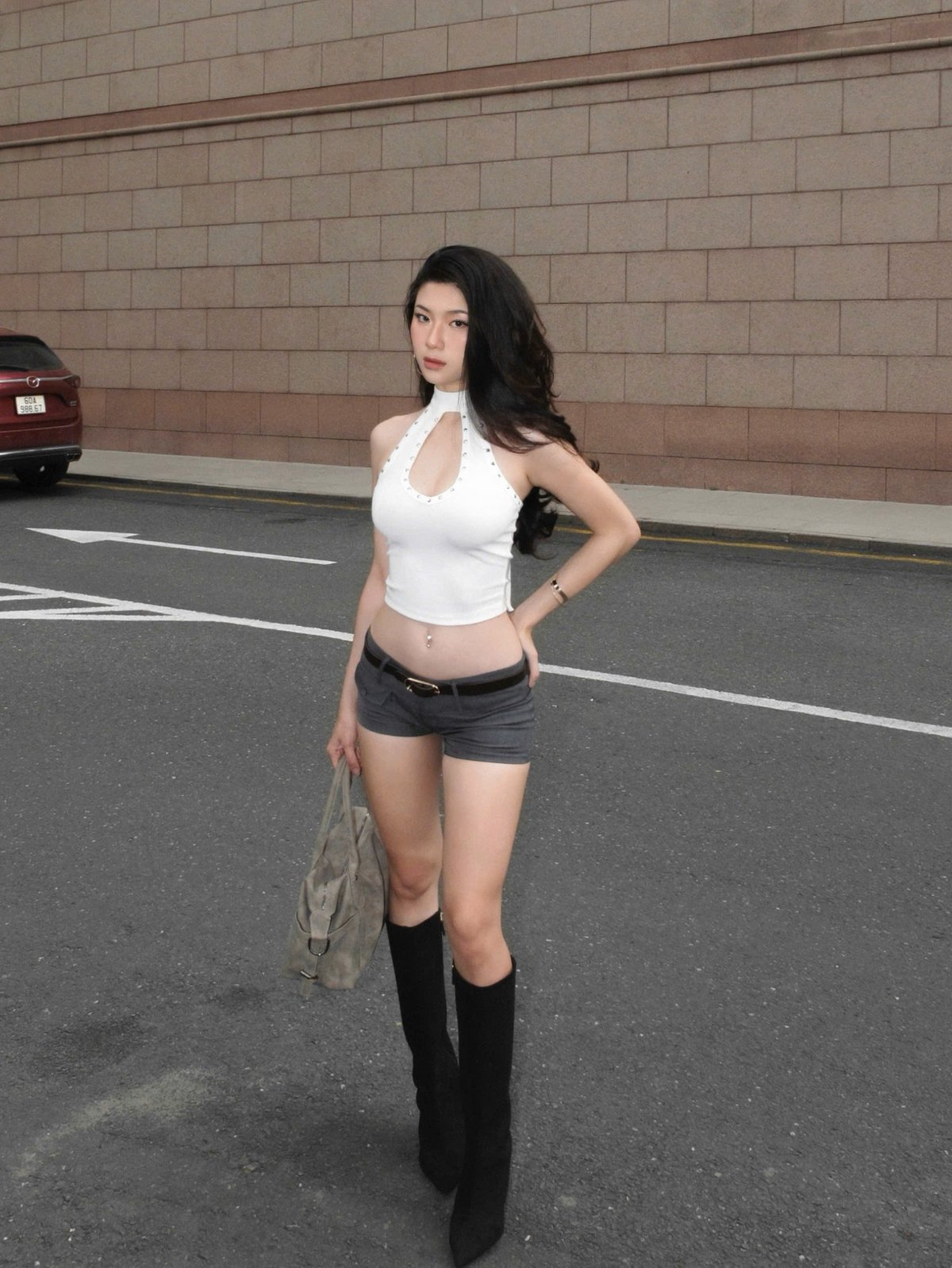 KILL SYSTEM MISS A Ultra Short Low-Waist Shorts