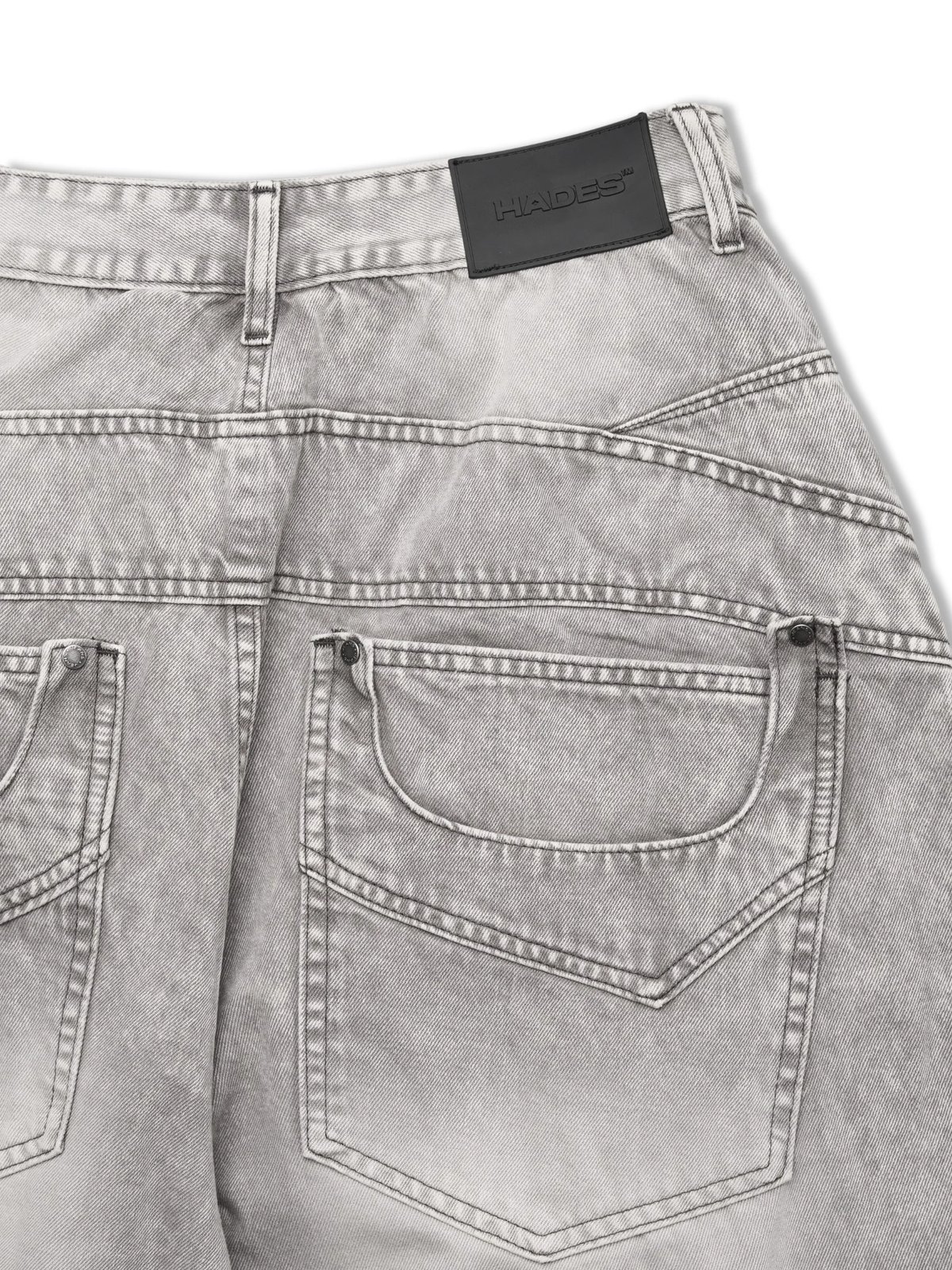 HADES Cipher Typography Loose Fit Denim Pants