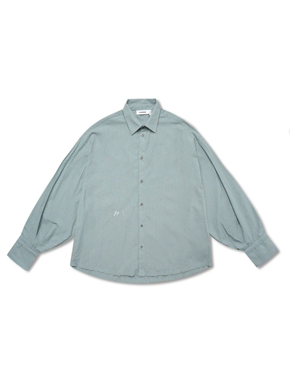 HADES Threadline Striped Long Sleeve Shirt - Blue