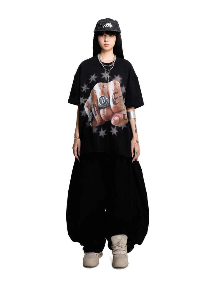 HADES VALOR GRIP TEE 黑底印花圓領短袖 T-Shirt