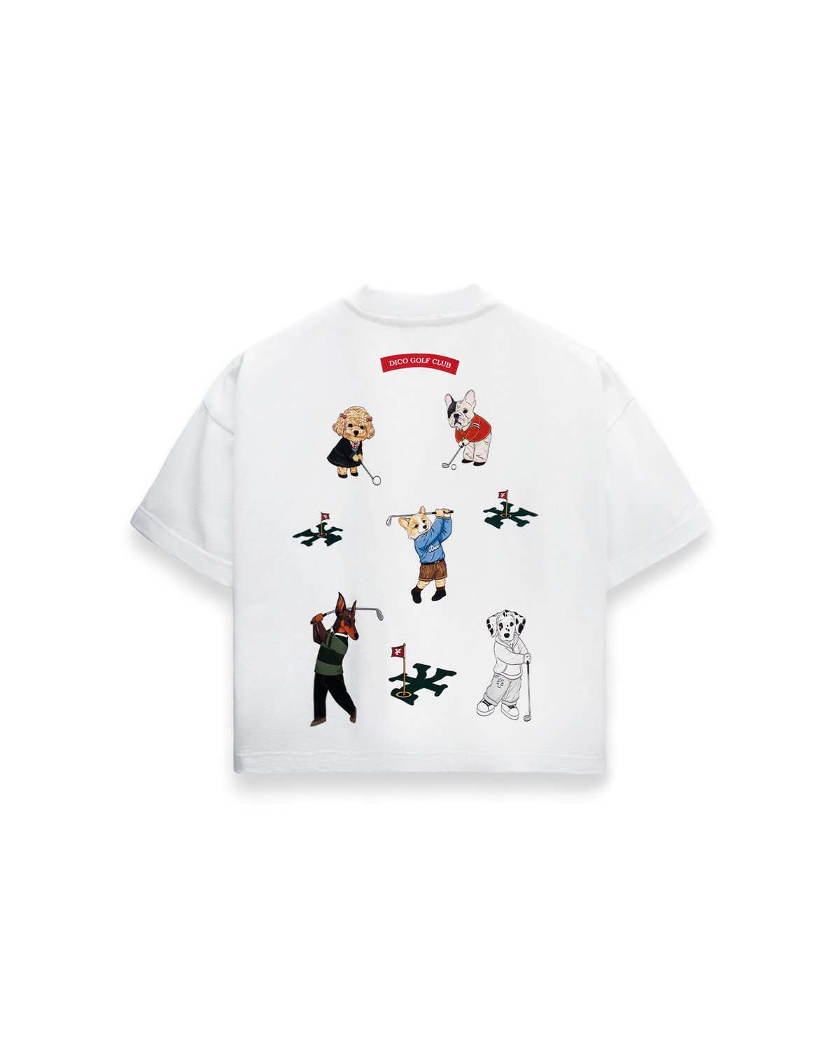 DIRTYCOINS Dico Puppies Golf Club Graphic T-shirt