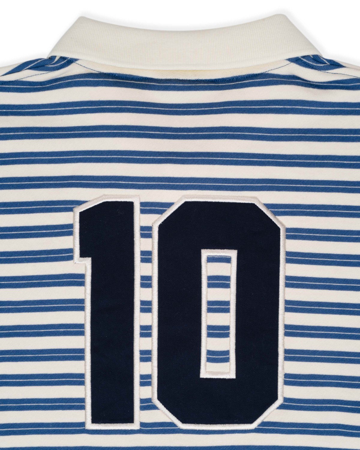 Levents® Striped Long Sleeve Boxy Polo Shirt