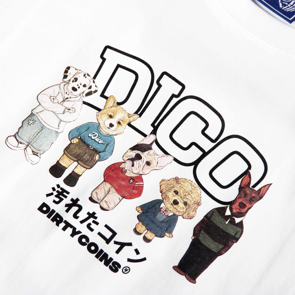DIRTYCOINS Relaxed Boxy Puppies Hangouts T-Shirt