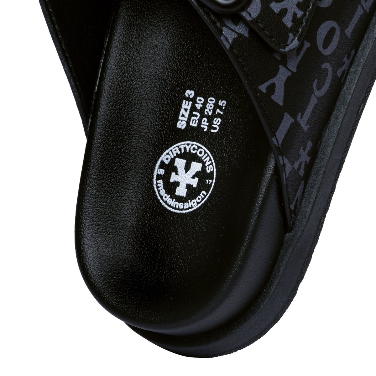 DIRTYCOINS Arizona Slides Letter Monogram
