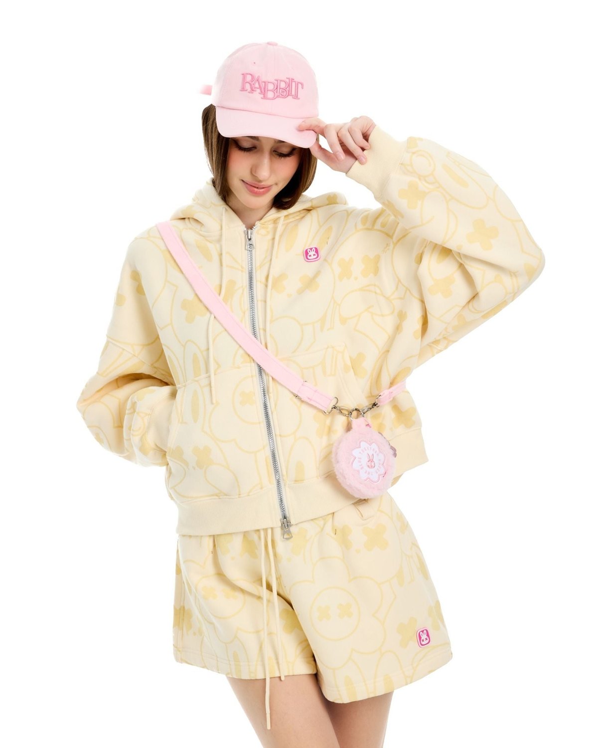 BAD RABBIT Summer Rabbit 寬腿印花短褲