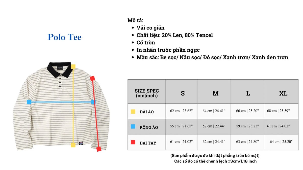 PUSH PUSH MILO Striped Polo Tee