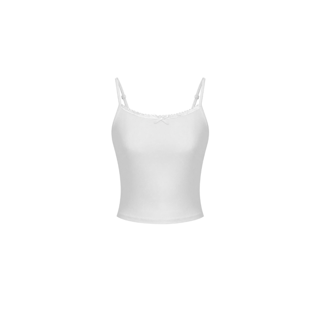KILL SYSTEM Jinsee Women's Lace Bow Camisole Top