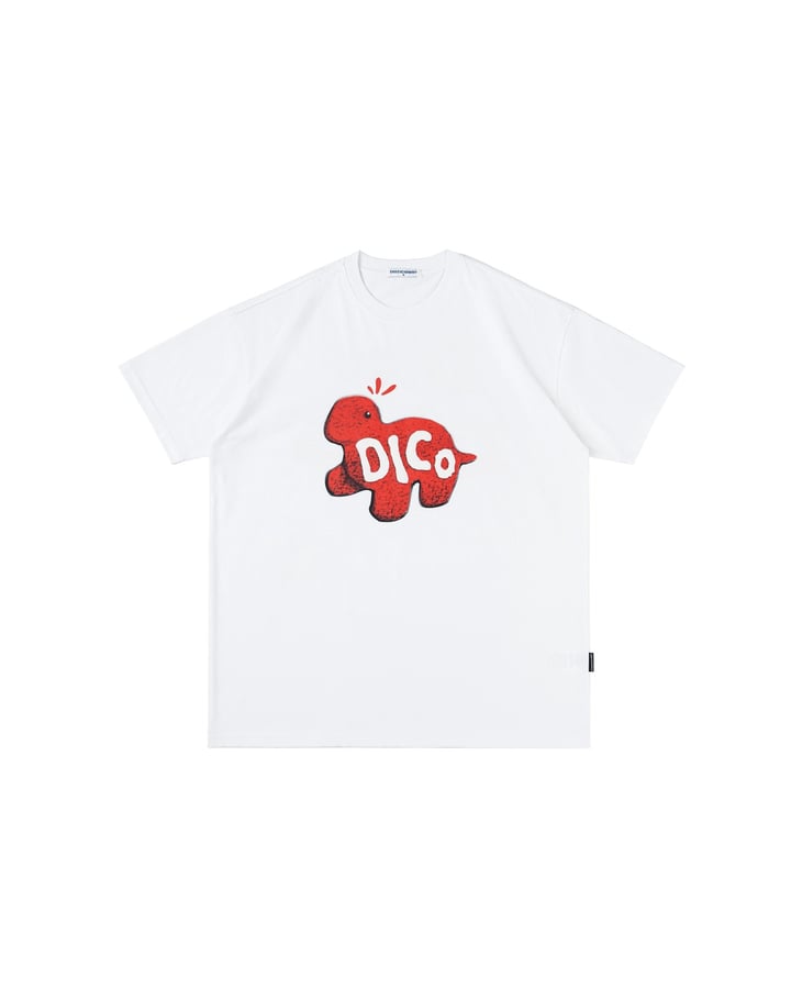 DIRTYCOINS Dico Lil Dino 紅色圖案 T-shirt