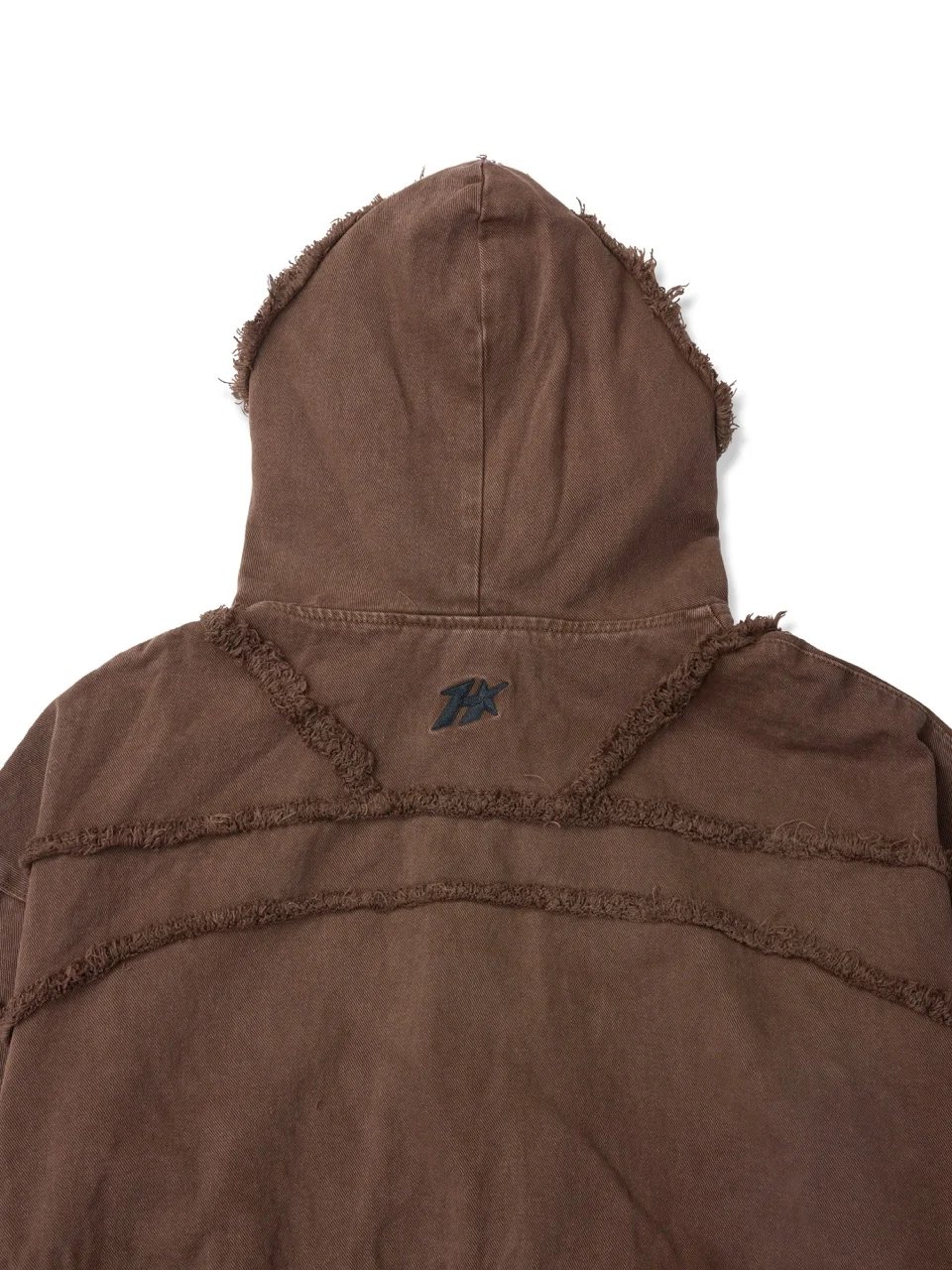 HADES Industrial Edge Zip-up Hoodie - Brown