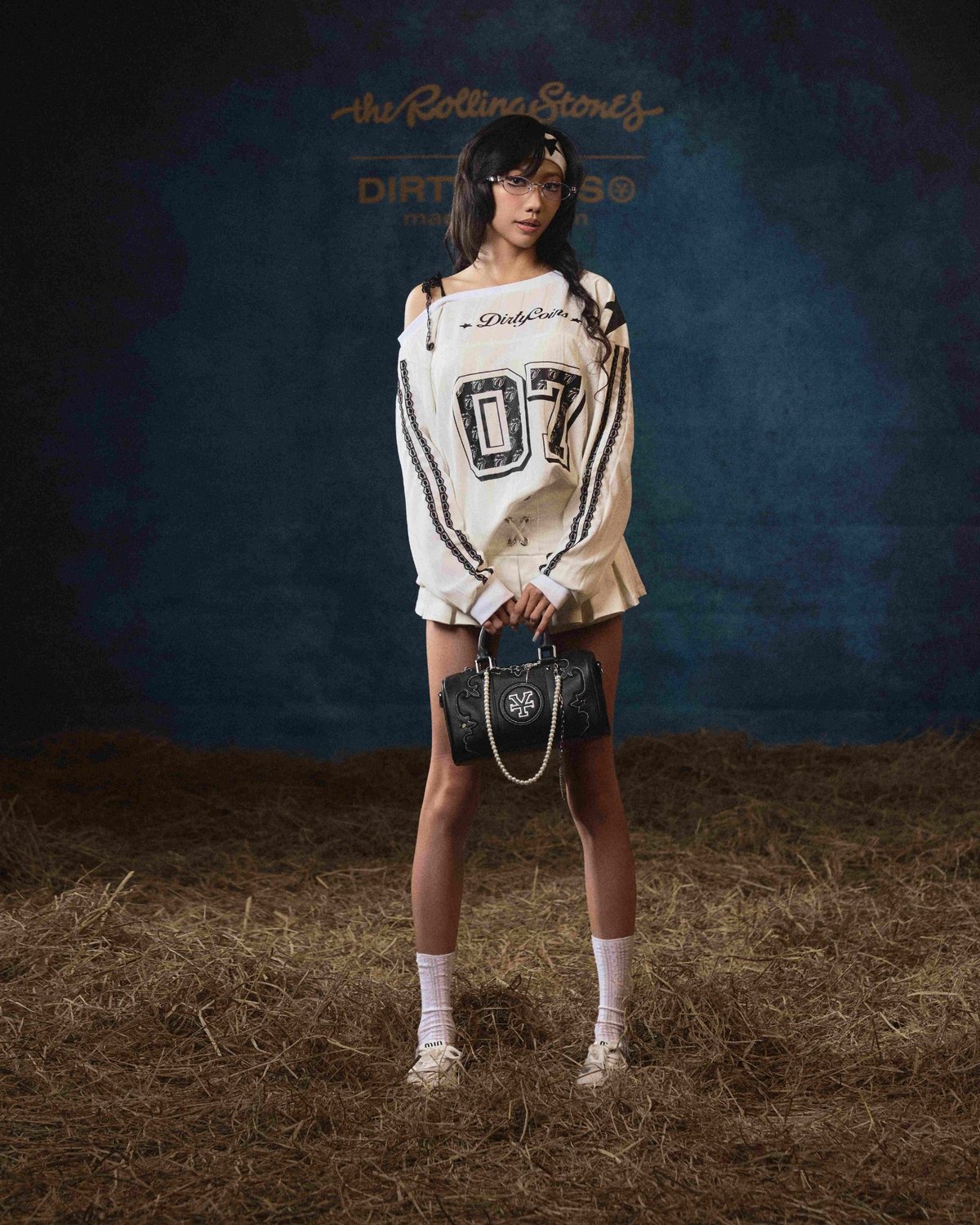 DIRTYCOINS DCxRS Star 07 One Shoulder Long Sleeve Jersey