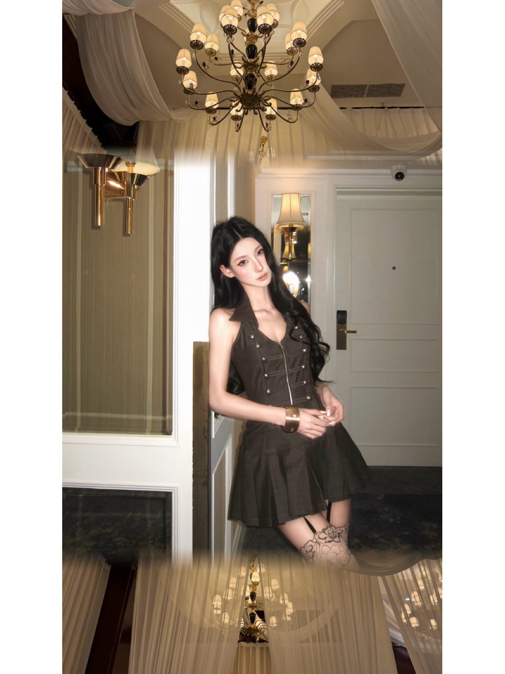 1jinnstudio Brown Kira Dress