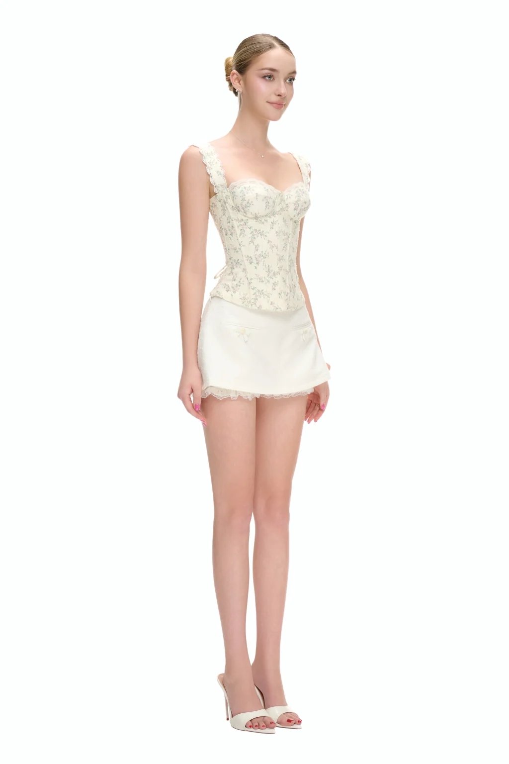 JUBIN PHOEBE Corset Top (Purple)