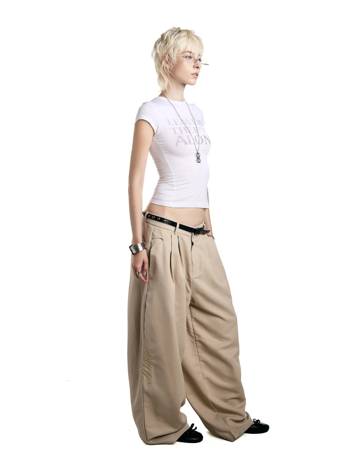 HADES Timeless Wide-Leg Pants - Tan
