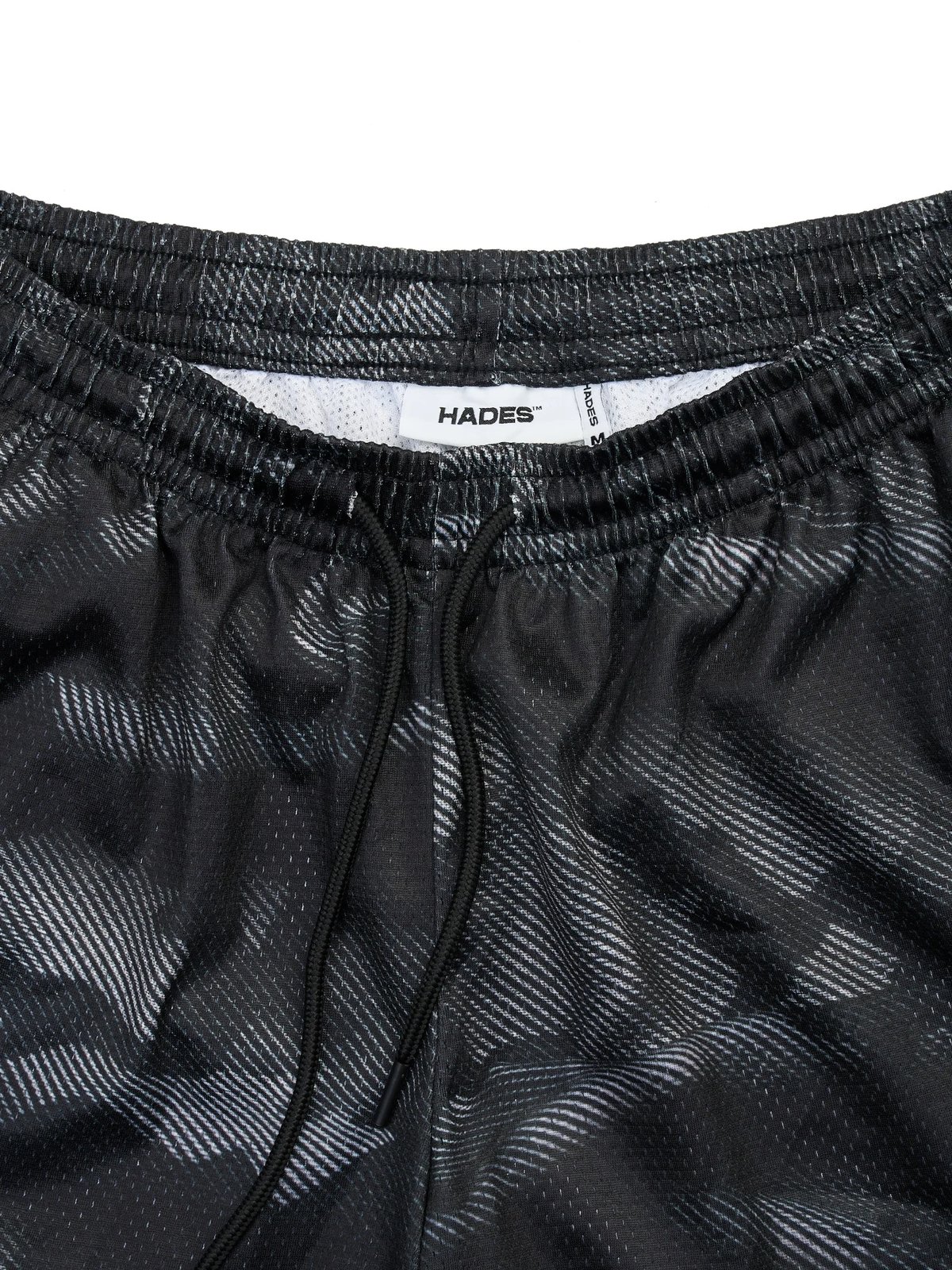 HADES Camo 迷彩雙層網眼短褲 - 黑色