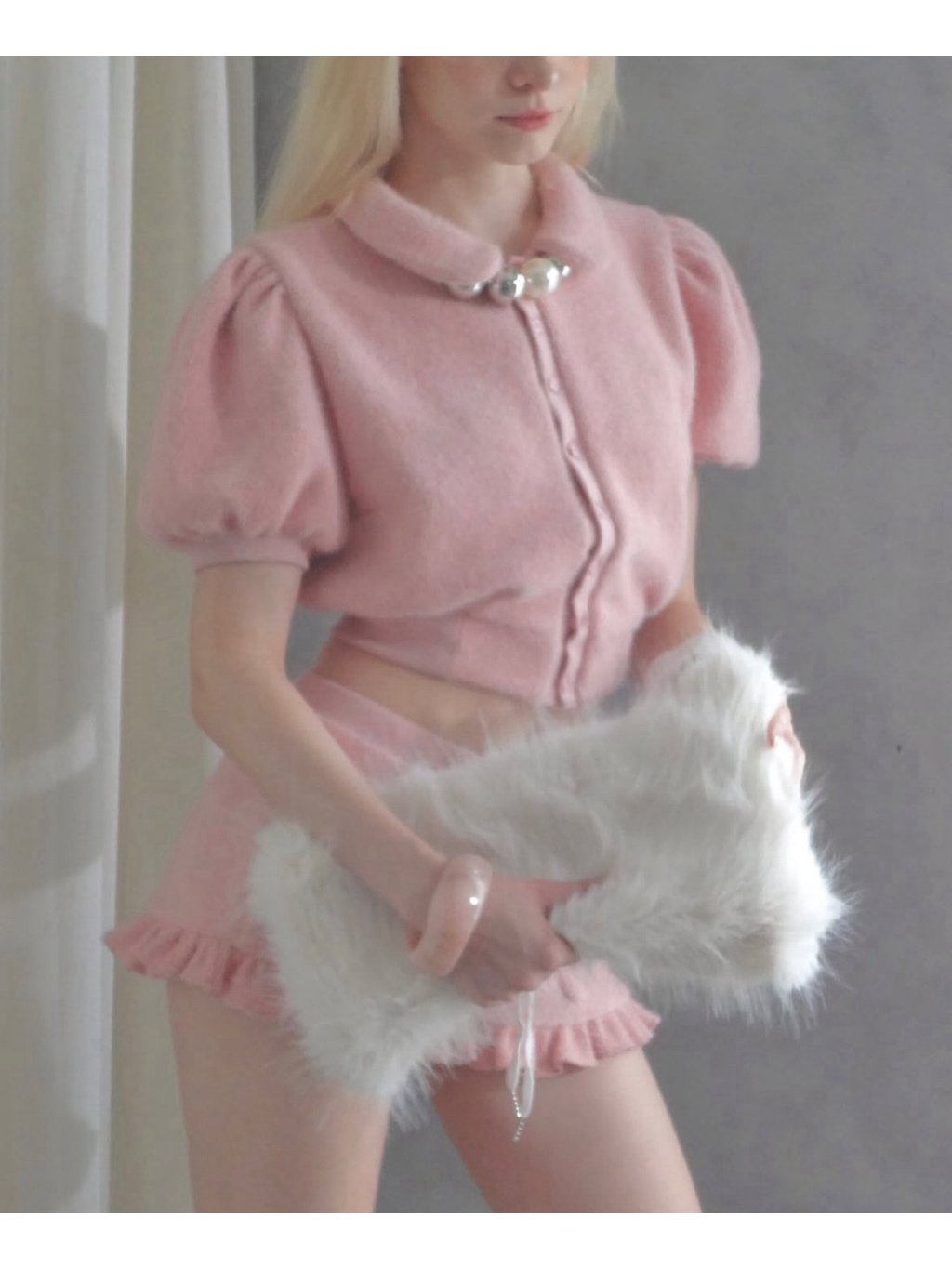 Letitia Pink Pixie Set 粉色可愛風兩件套