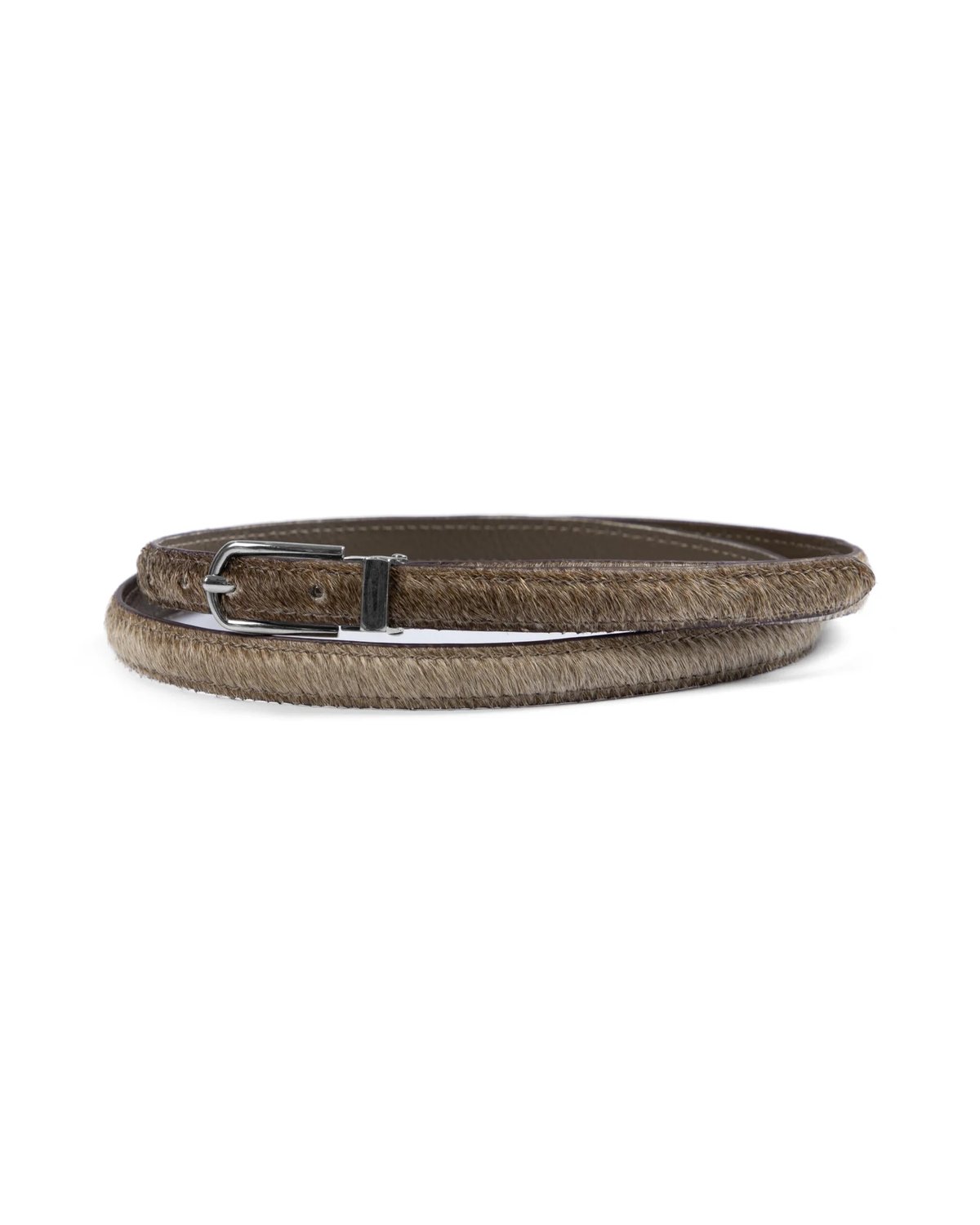 VIERY Hair-on Cowhide Belt