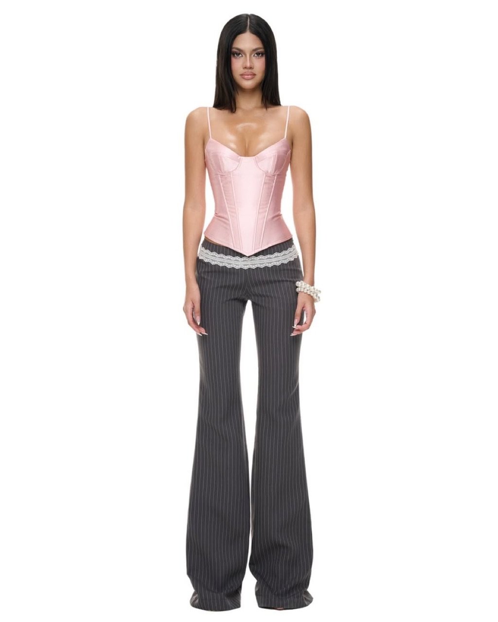 Doublebiz Corset Style Camisole Top