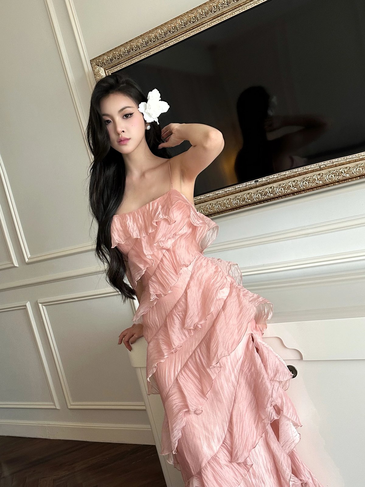 AMELIE Isabella Dress - Pink