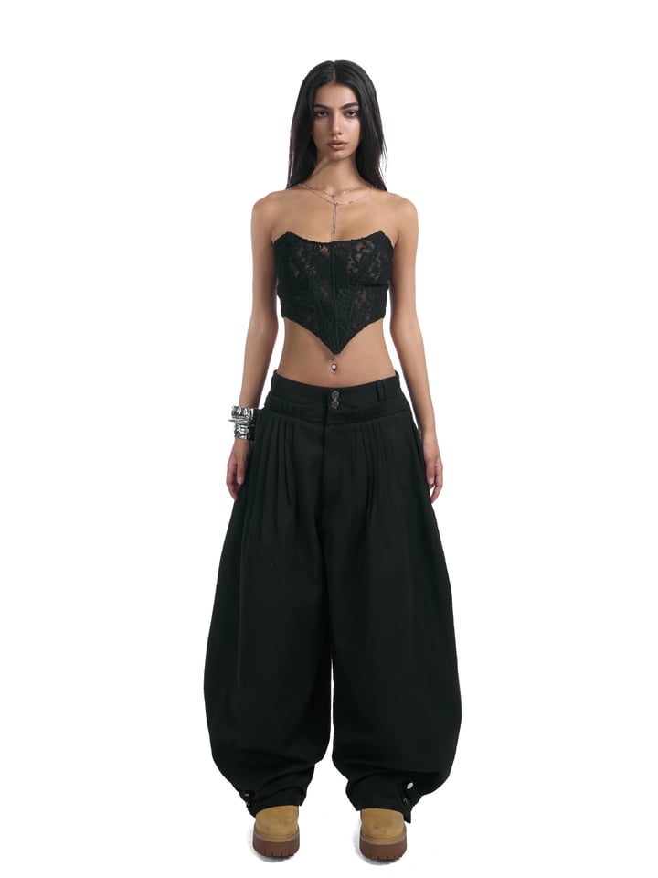 HADES Vandros Khaki Pants - Black