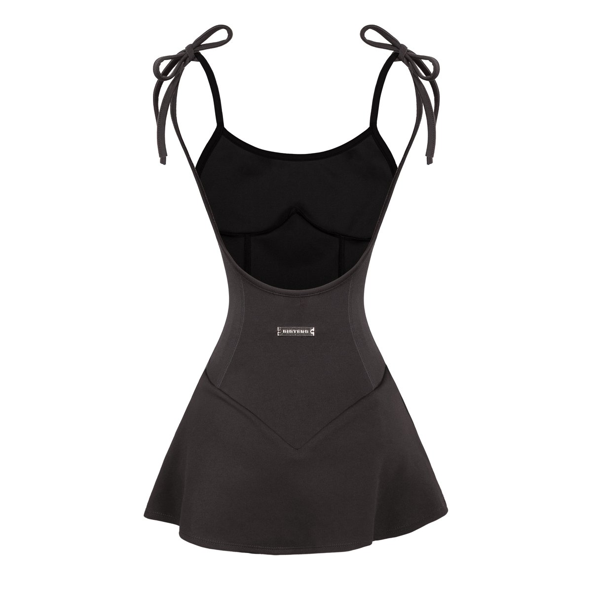 SISTERS Kyuin Backless Spaghetti Strap Mini Dress