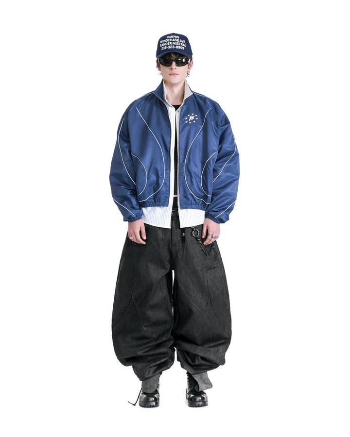 HADES TRANZIT TRACK JACKET - BLUE NAVY