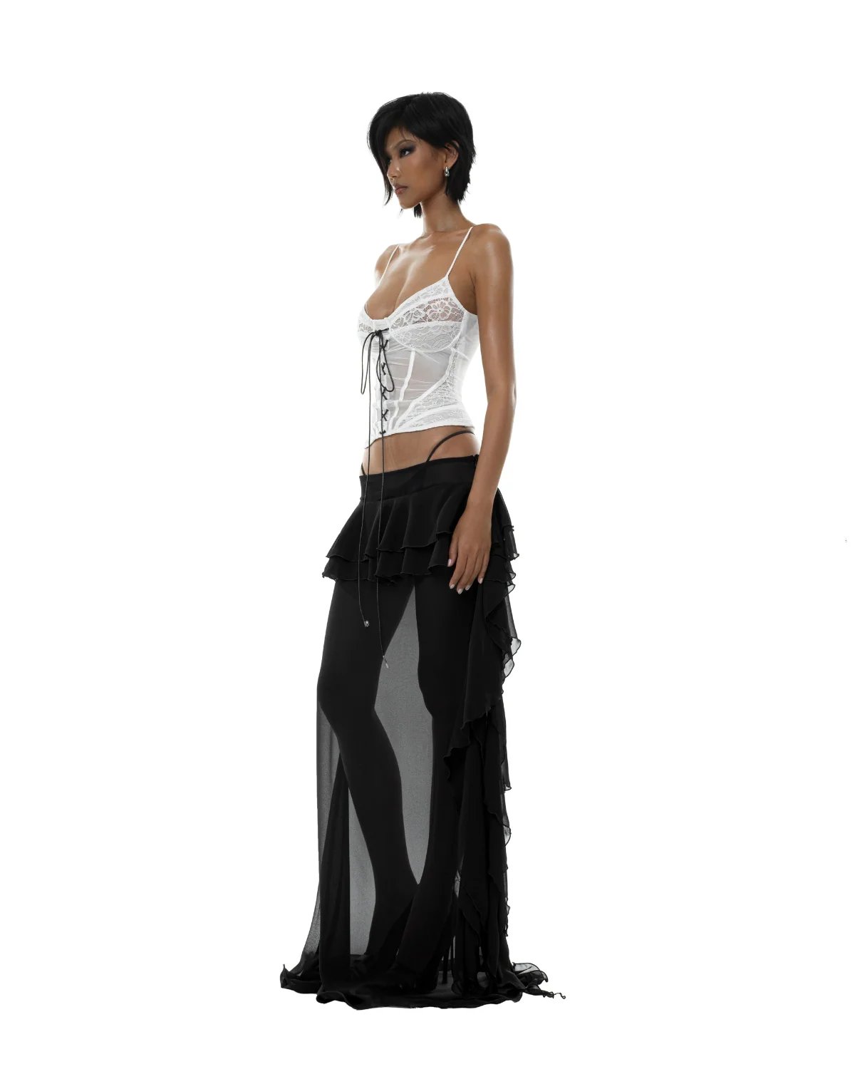 HUELLEYROSE Mai Skirt - Black