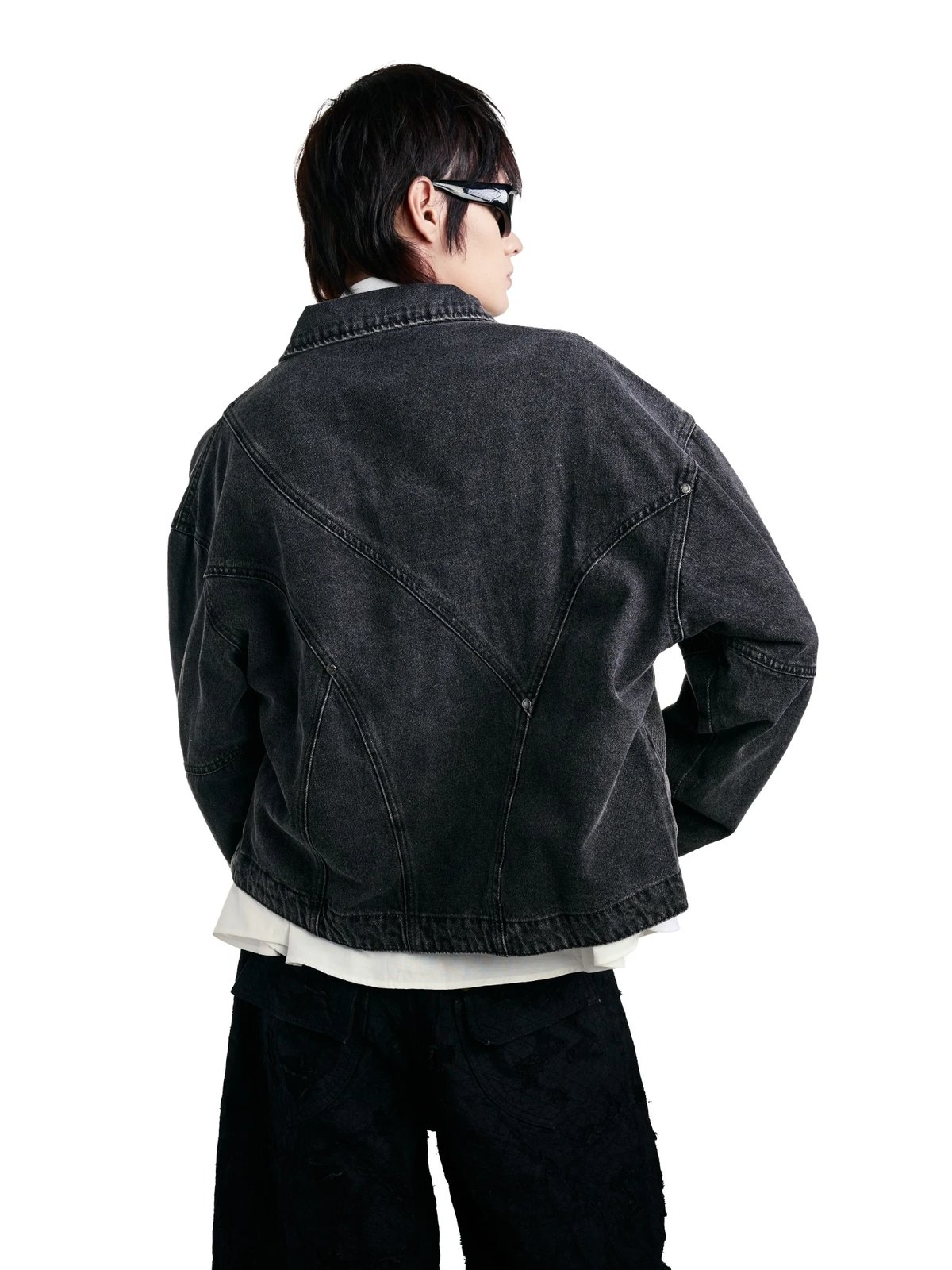 HADES WASHED MATRIX 水洗復古丹寧夾克
