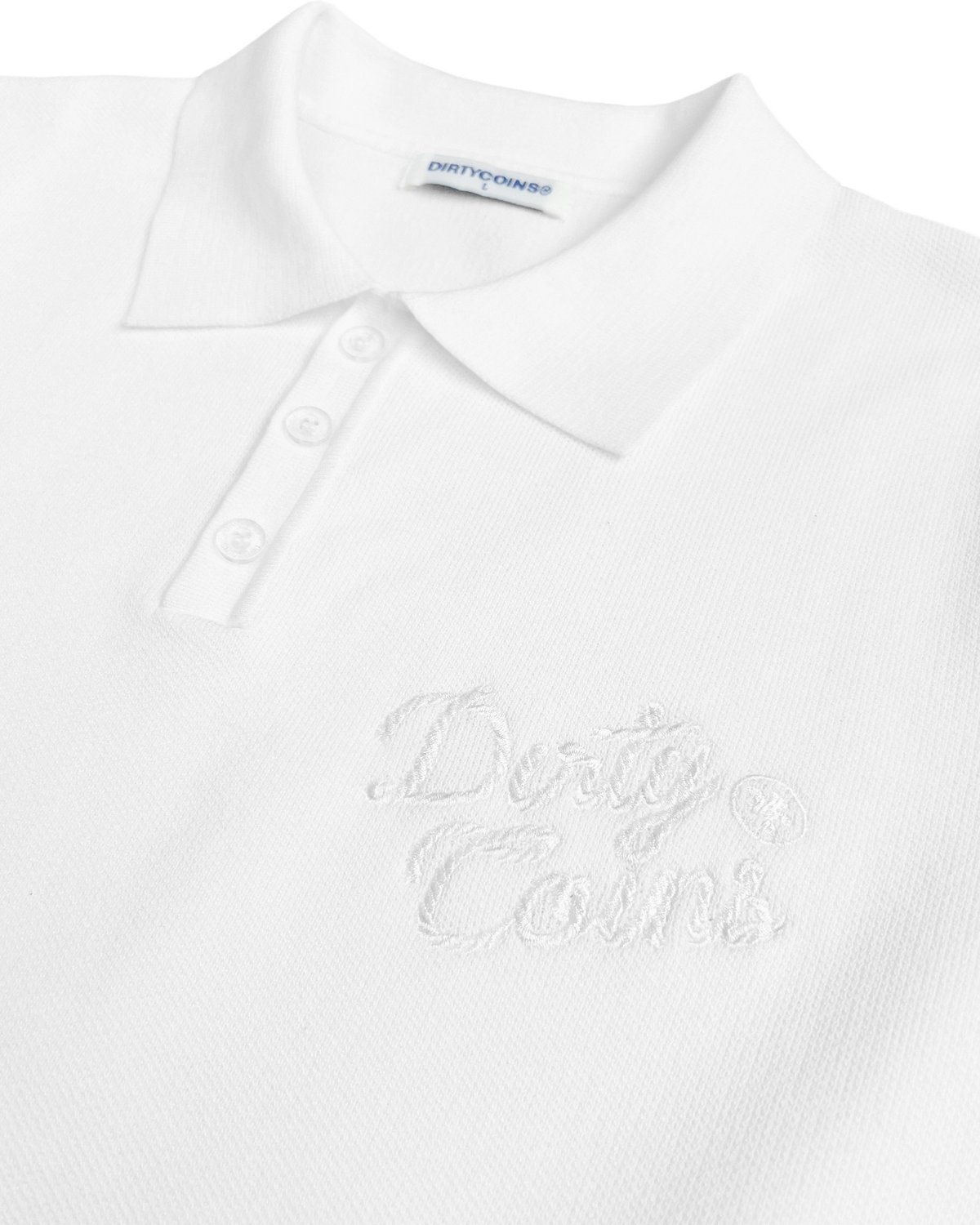 DIRTYCOINS Rope Embroidery 刺繡針織 Polo 衫