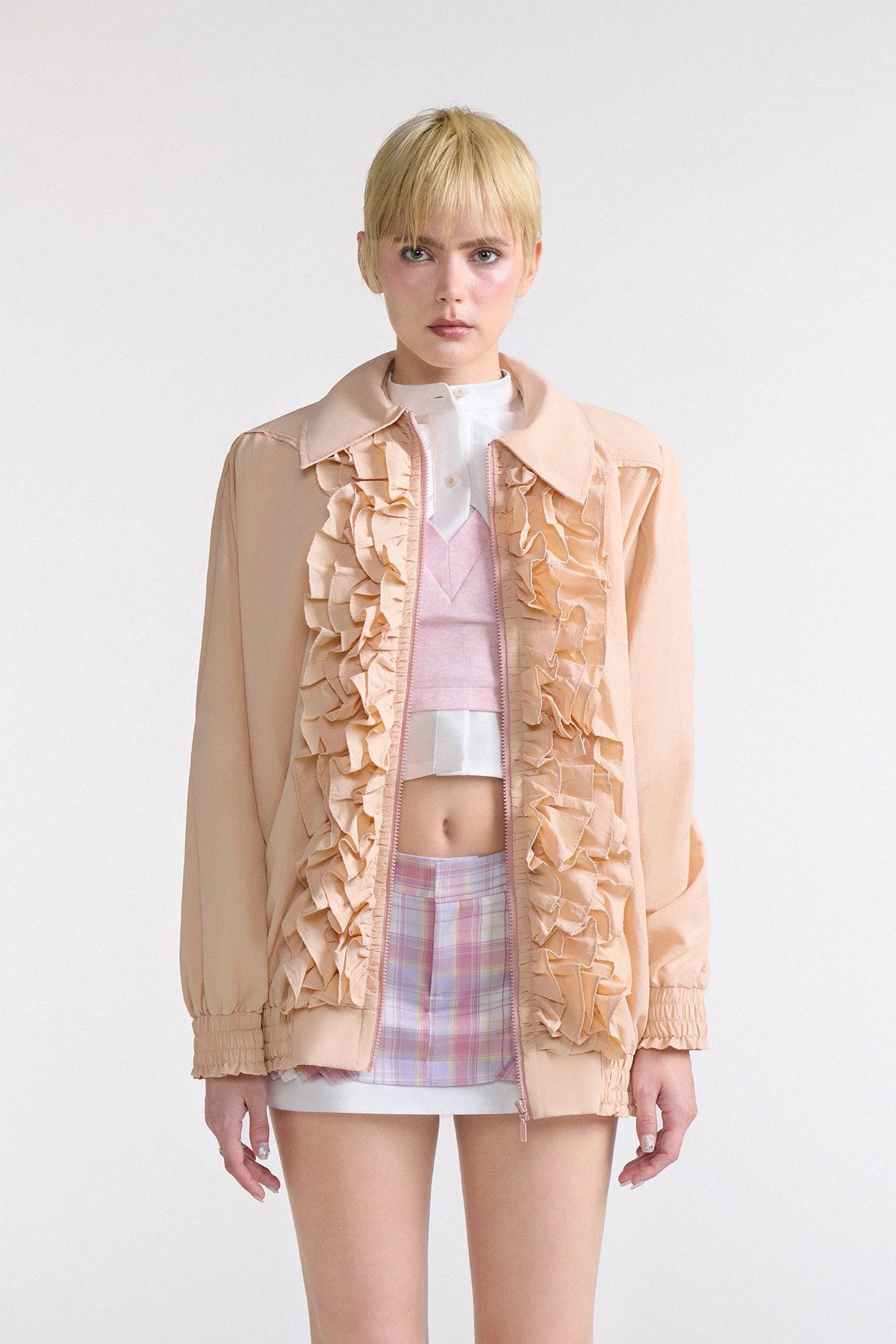 DEAR JOSÉ TSUNAMI Ruffle Jacket