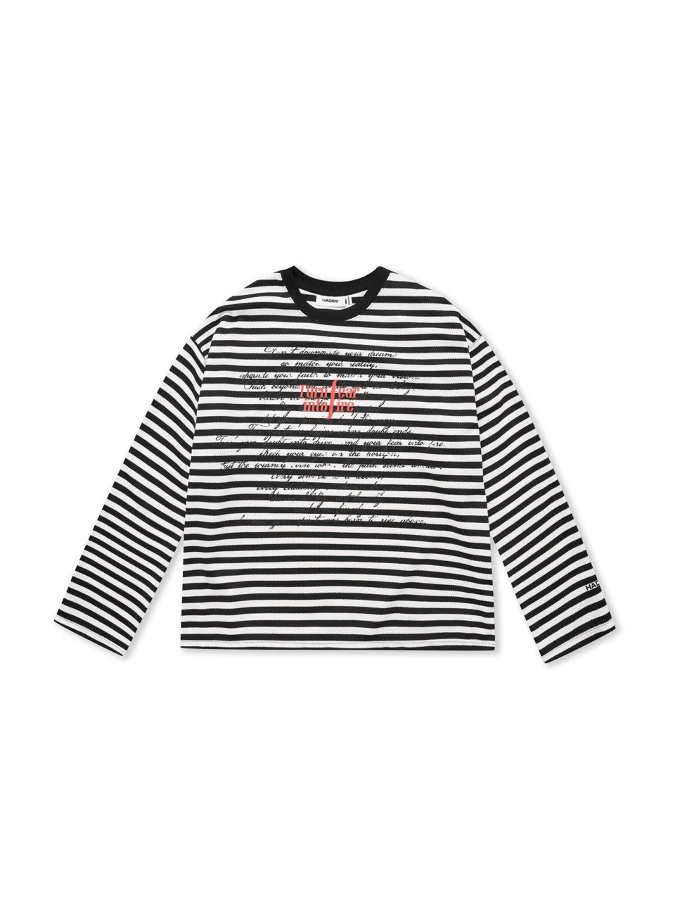 HADES Nightstrile Striped Long Sleeve Unisex T-shirt T恤