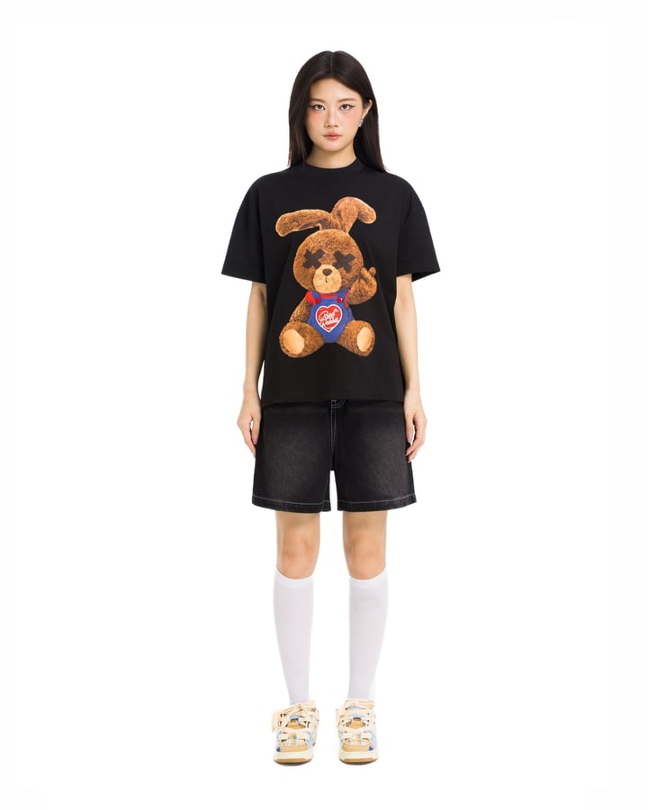BAD RABBIT Aimer Rabbit 盒裝版圖案 T-shirt