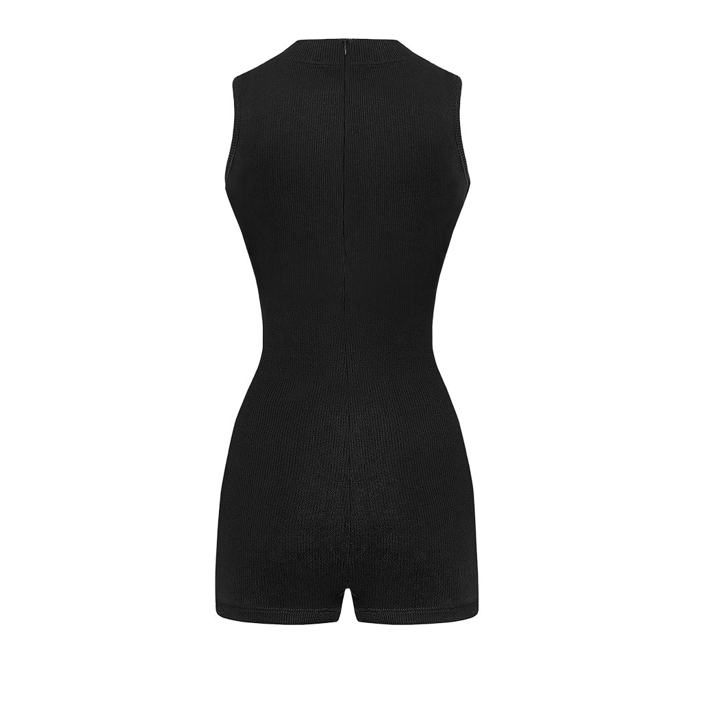SISTERS Lucy High Neck Sleeveless Bodysuit Romper