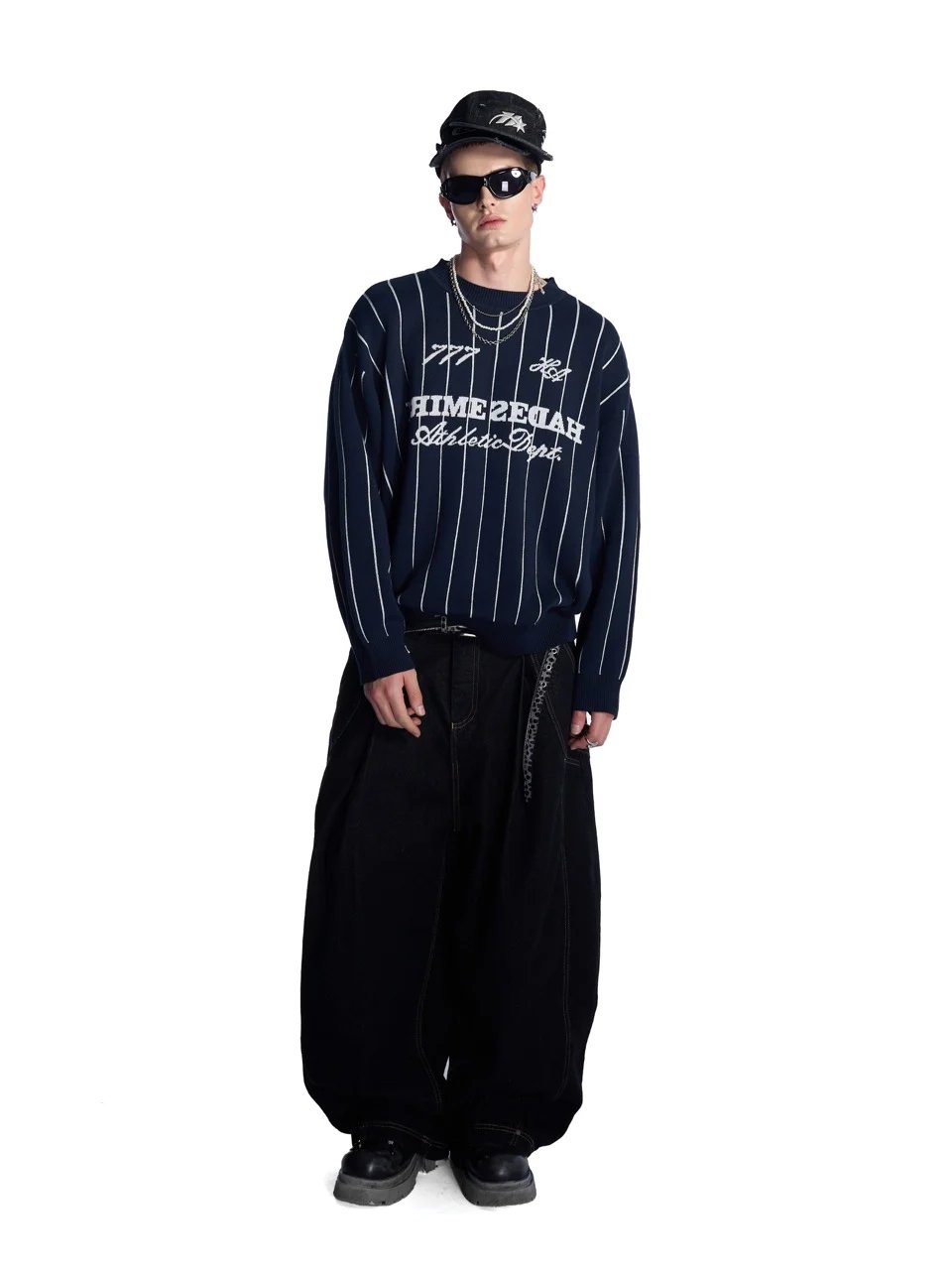 HADES PRIMES Stripe Knit Sweater