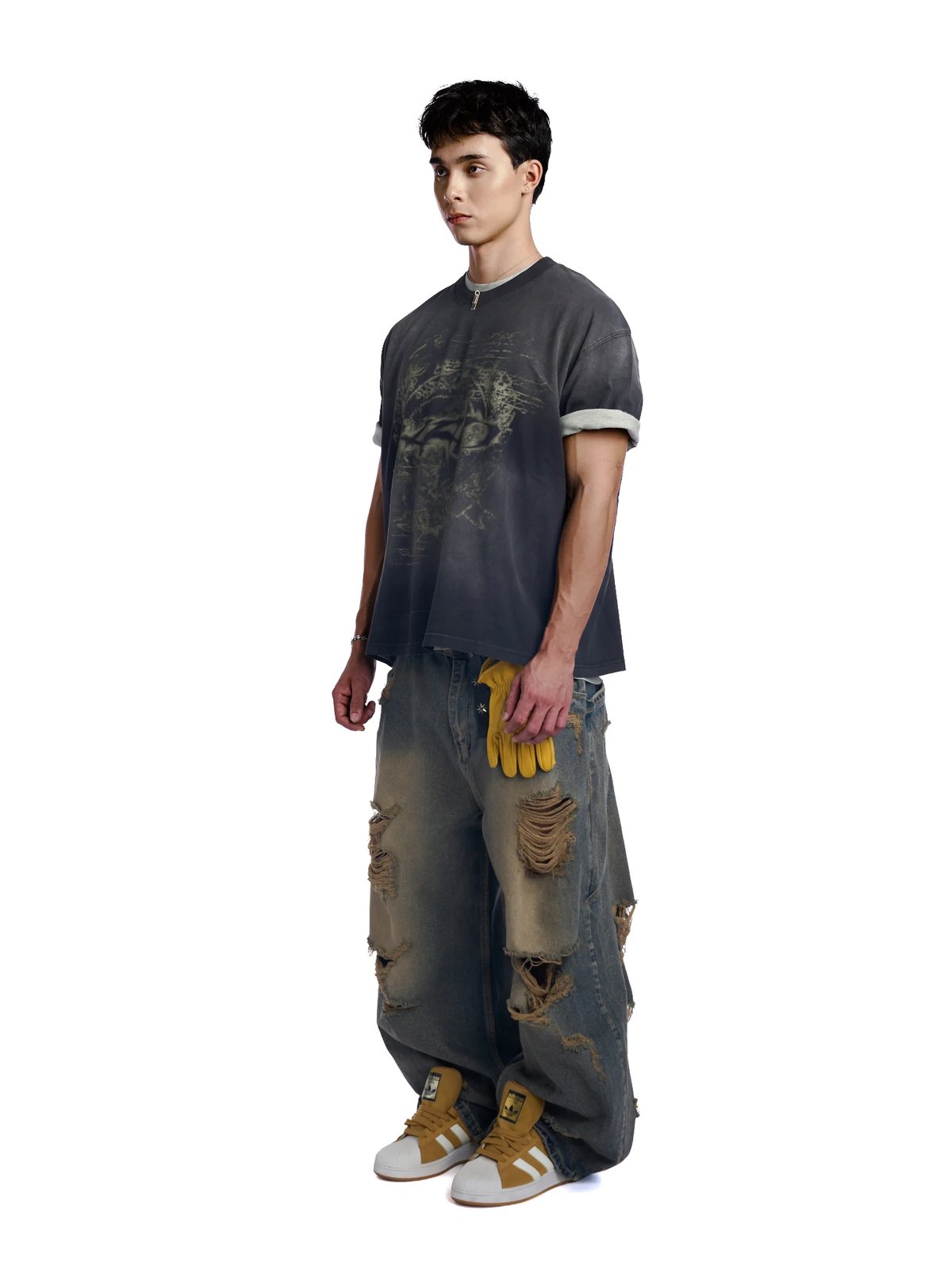 HADES Lost Letter Washed Graphic Tee