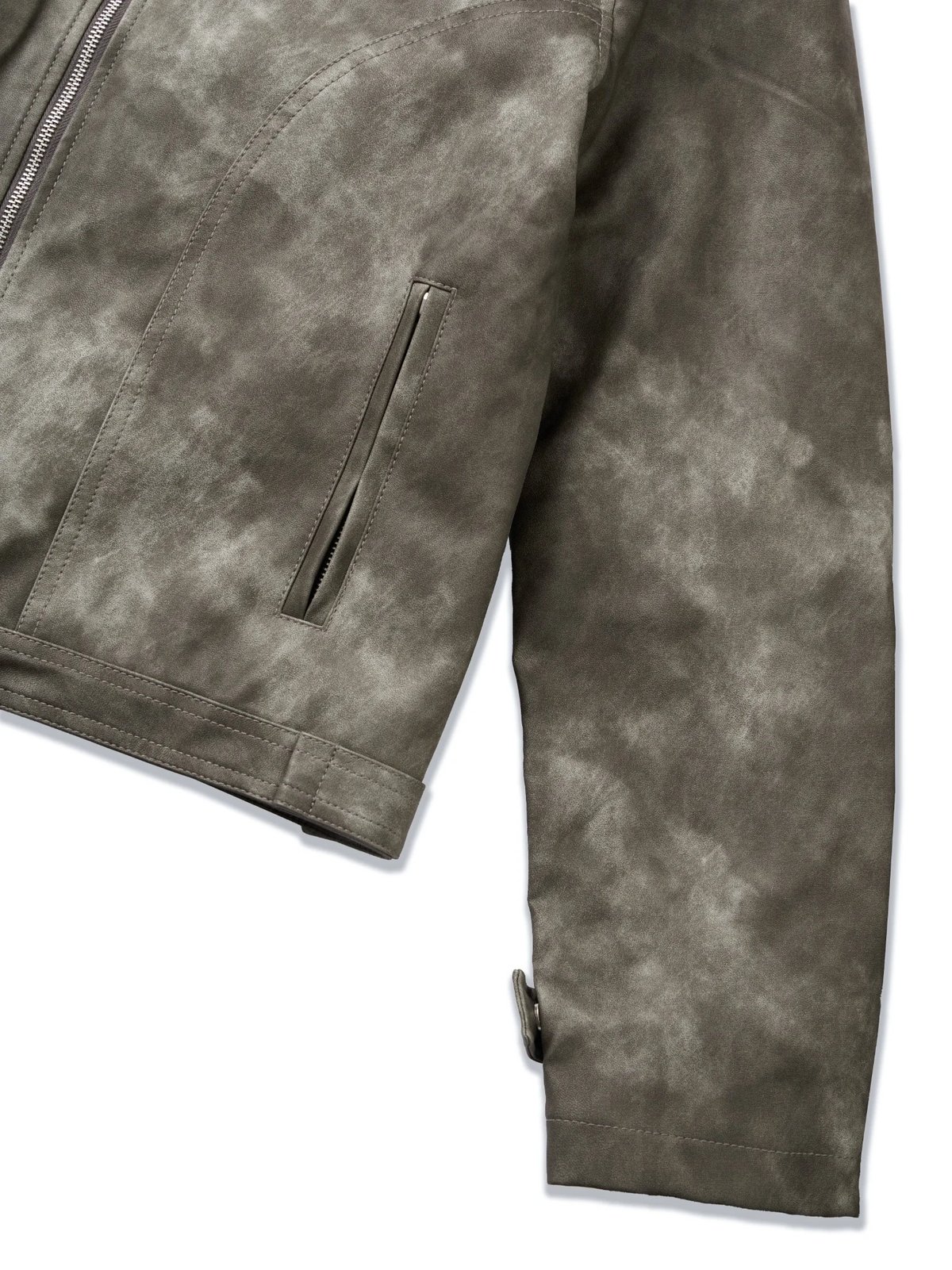HADES Black Wax Biker Jacket