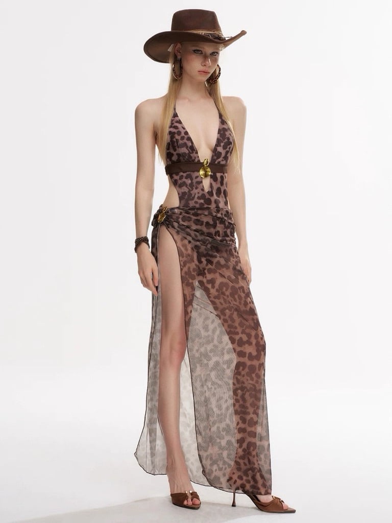 Pinkup Leopard Print Cut-out Set