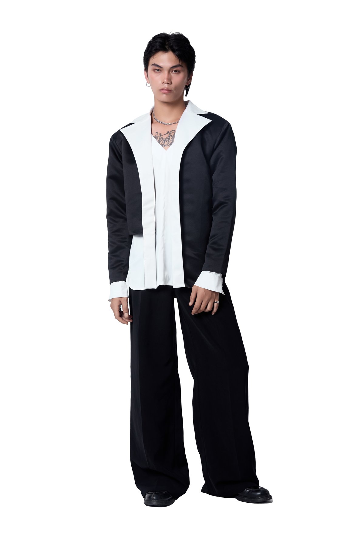 DUUSTU Tương Tư Couple Look Collection 1 情侶系列長褲 - 黑色