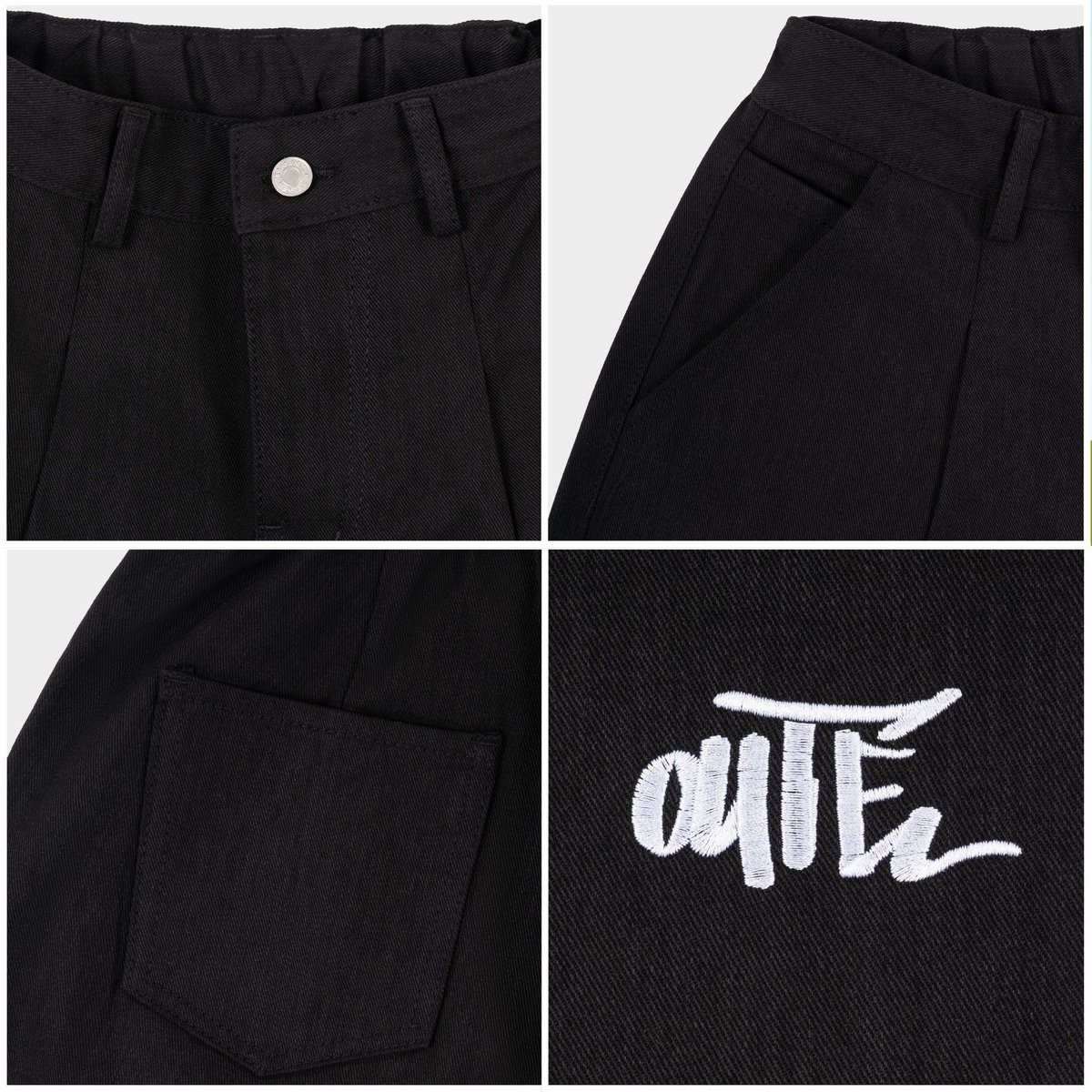 OUTERITY Iconic Kaki 寬鬆中長款短褲