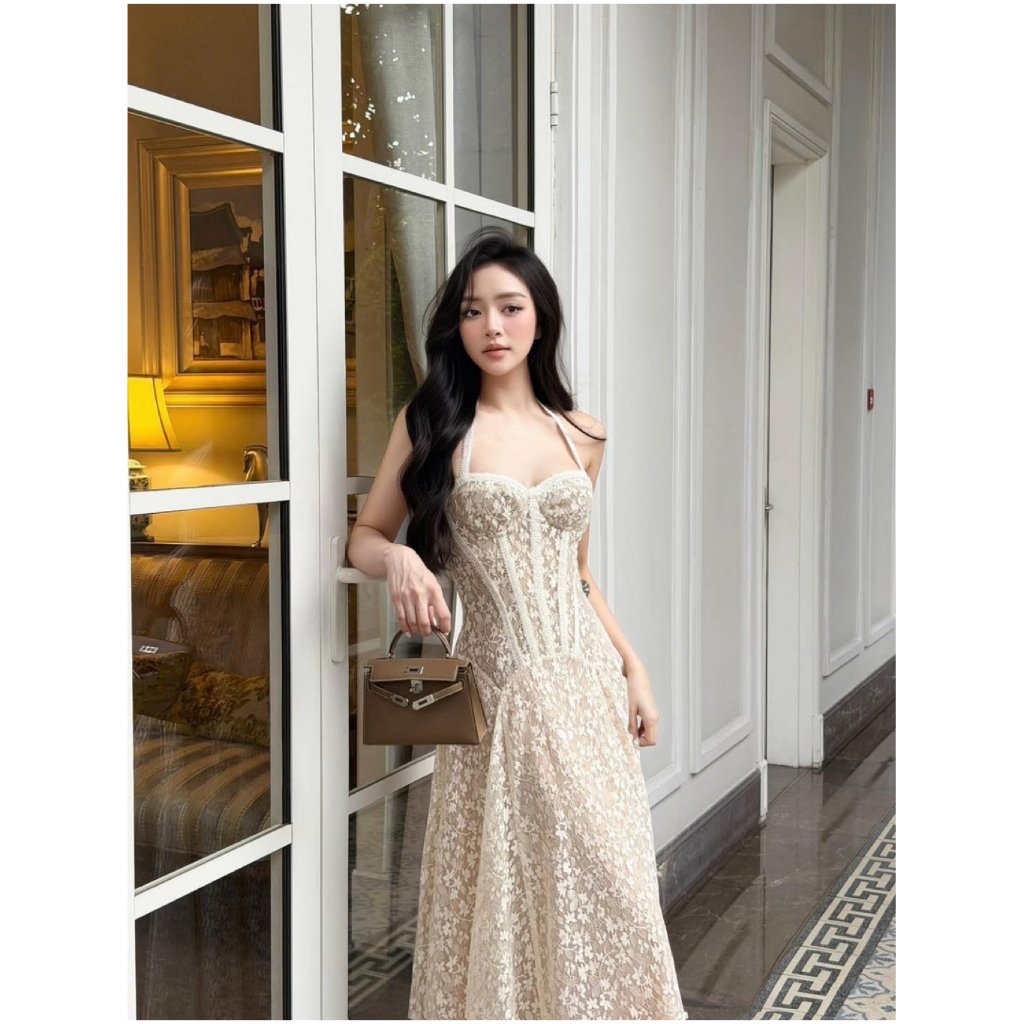 CHOUCHOU Folyn Lace Elegant Dress
