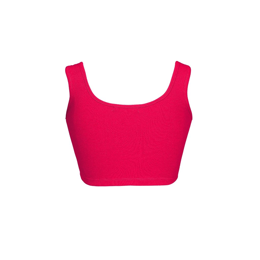 SISTERS Lendi Wide Strap Ribbed Croptop