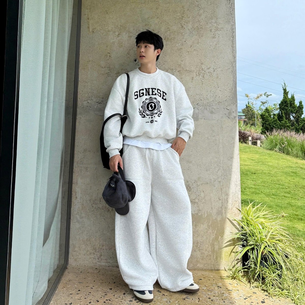 OUTERITY Classic Wide 寬版經典毛圈布寬褲