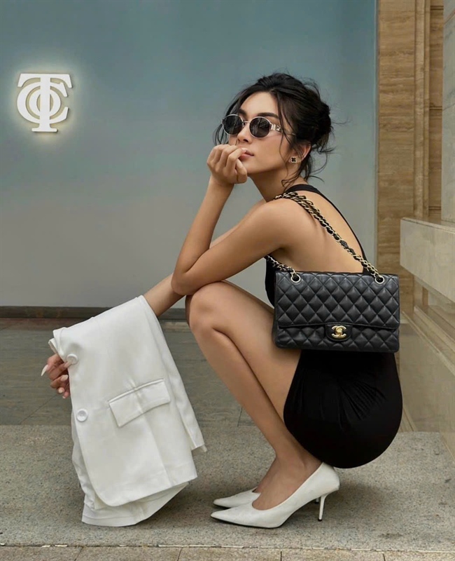 THAOBIBI Ribbed Sleeveless Mini Dress