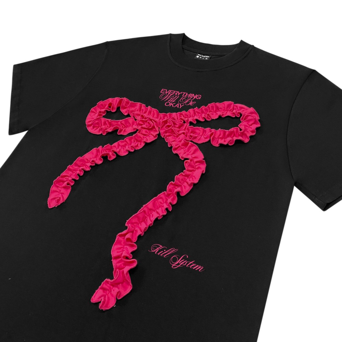 KILL SYSTEM OKAY 蝴蝶結寬鬆版 T-Shirt