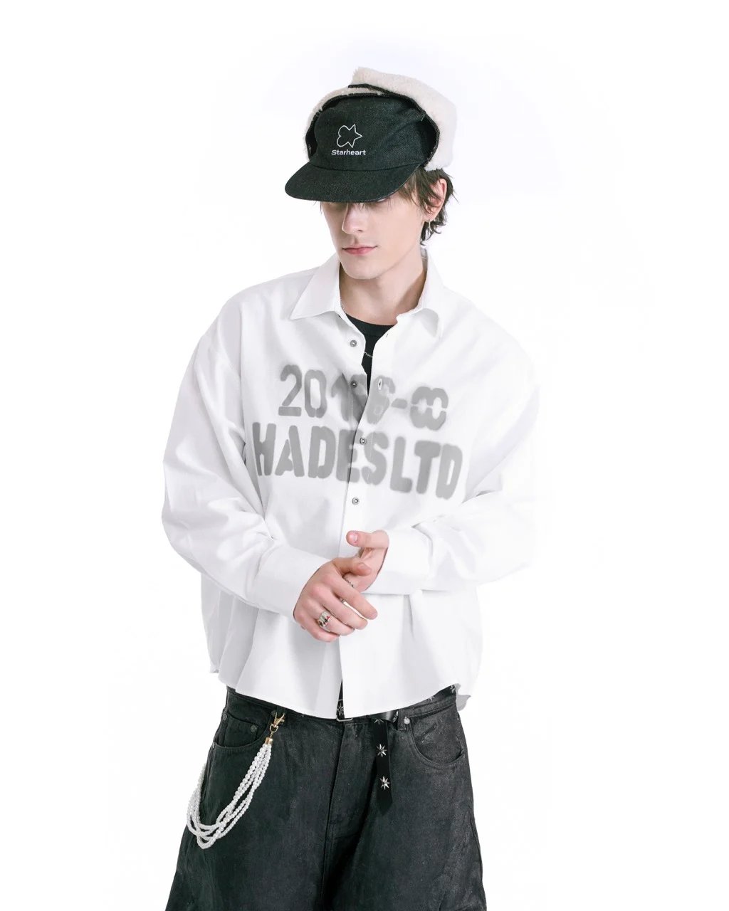 HADES Foundation Typography Long Sleeve Shirt