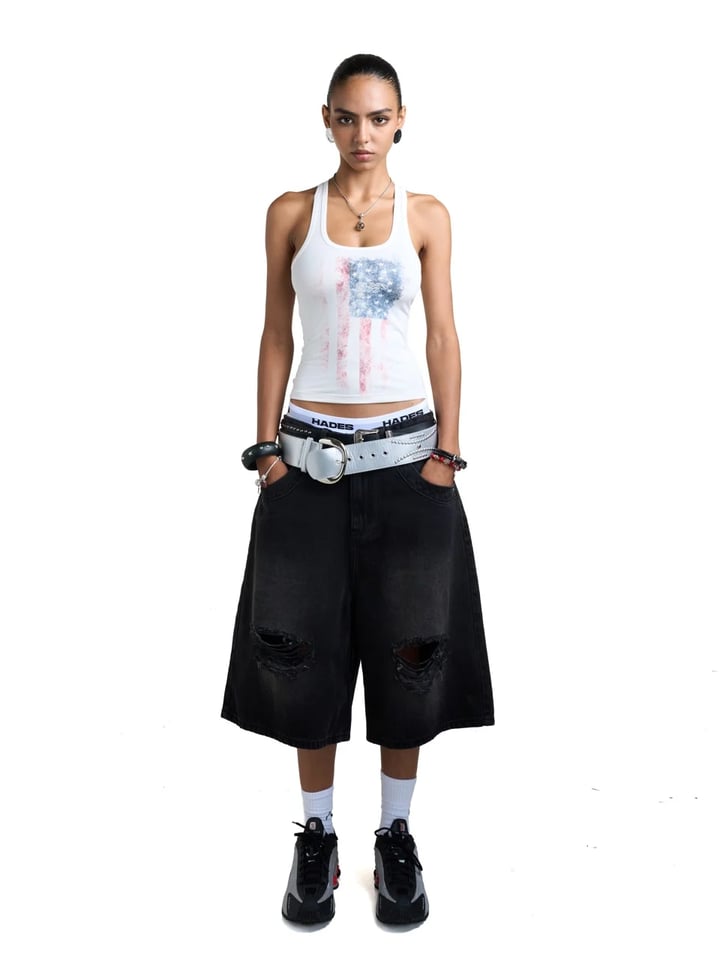 HADES Afterburn Graphic Tank Top - White