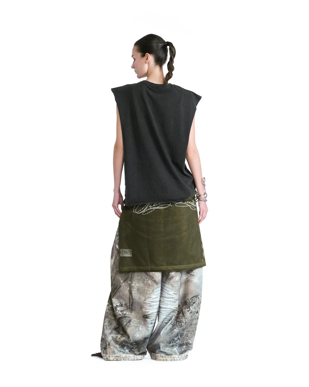 HADES Stonewash Tank Top - Black