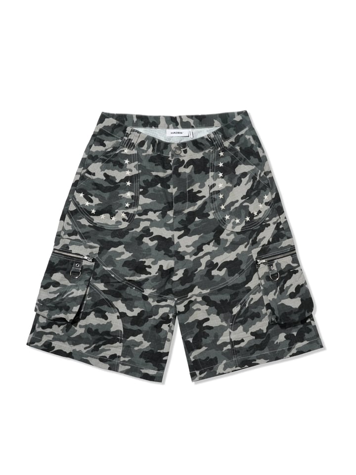 HADES Hunter Khaki Camo Cargo Shorts
