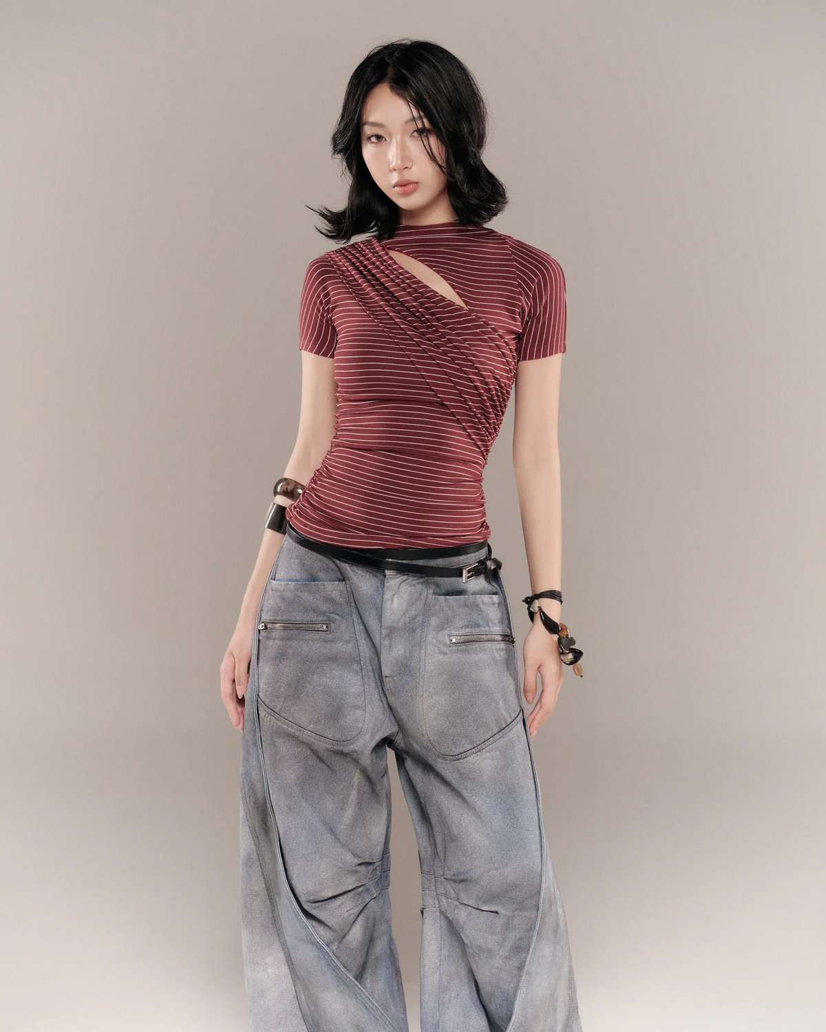 Bunnyhill ARCHER PANTS VER JEAN - Grey Wash