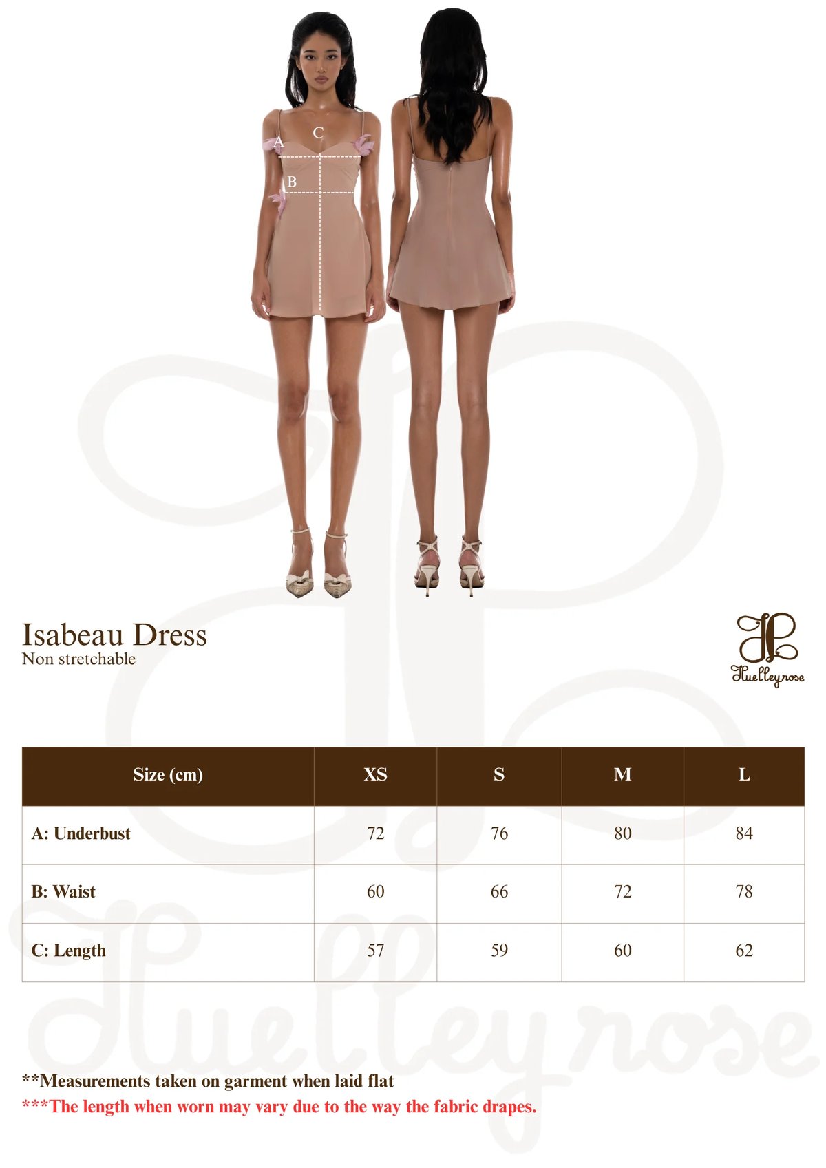 HUELLEYROSE Isabeau Dress - Brown
