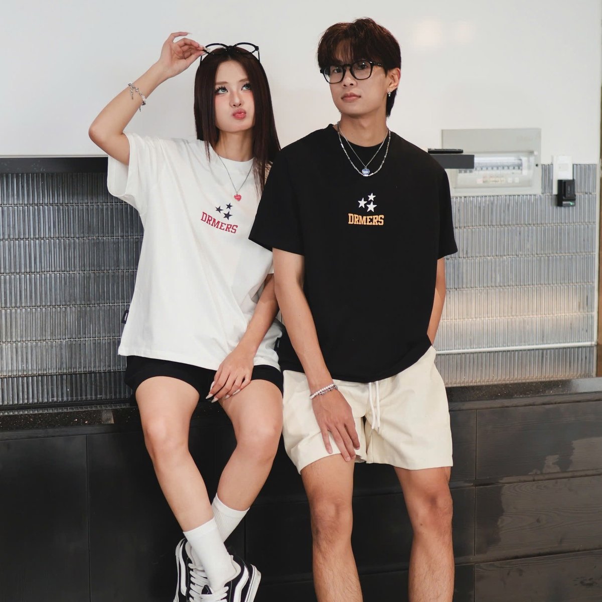 OUTERITY Tri-Star Boxy Fit T-Shirt